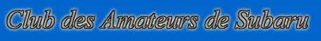 Club des Amateurs de Subaru